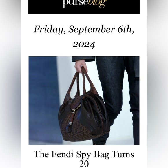 VINTAGE FENDI VERY RARE SPY BAG - Picture 2 of 13